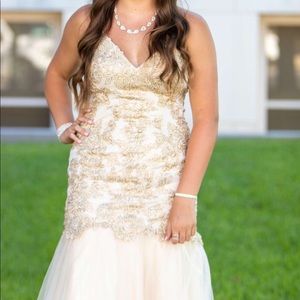 Beautiful Golden Prom Dress